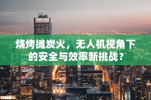 烧烤摊炭火，无人机视角下的安全与效率新挑战？