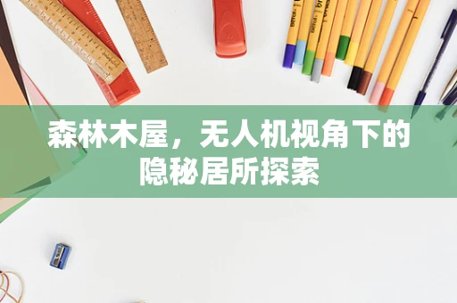 森林木屋，无人机视角下的隐秘居所探索