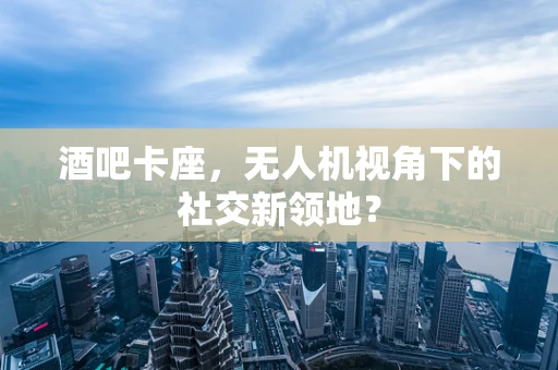 酒吧卡座，无人机视角下的社交新领地？