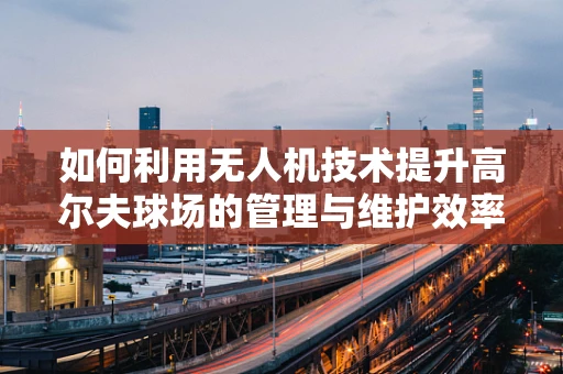 如何利用无人机技术提升高尔夫球场的管理与维护效率？