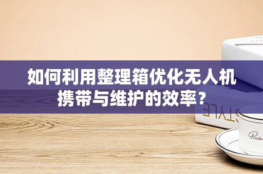如何利用整理箱优化无人机携带与维护的效率？