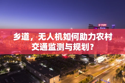 乡道，无人机如何助力农村交通监测与规划？