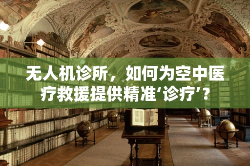 无人机诊所，如何为空中医疗救援提供精准‘诊疗’？