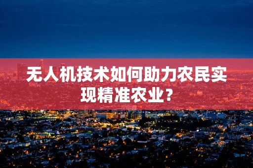 无人机技术如何助力农民实现精准农业？