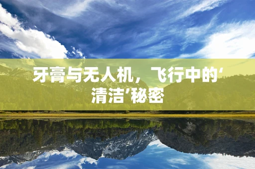 牙膏与无人机，飞行中的‘清洁’秘密