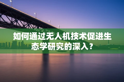 如何通过无人机技术促进生态学研究的深入？
