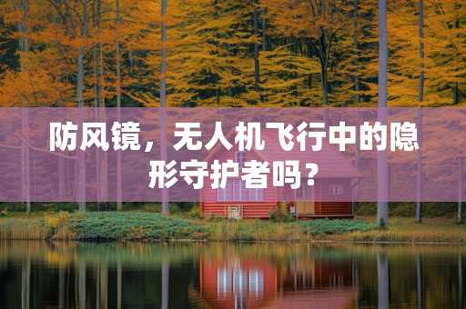 防风镜，无人机飞行中的隐形守护者吗？