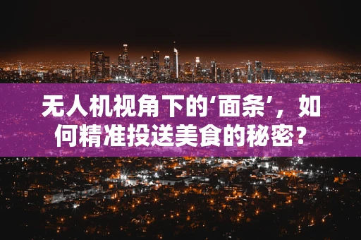 无人机视角下的‘面条’，如何精准投送美食的秘密？