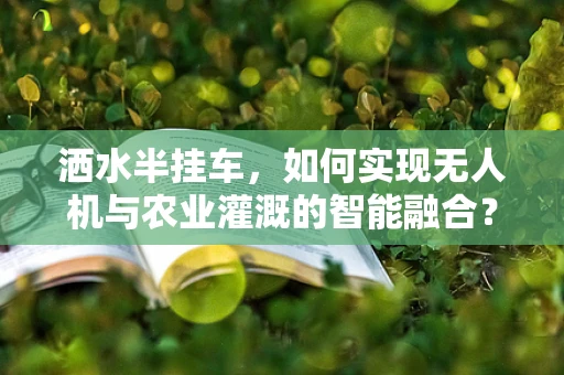 洒水半挂车，如何实现无人机与农业灌溉的智能融合？