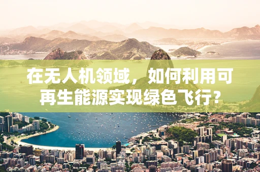 在无人机领域，如何利用可再生能源实现绿色飞行？