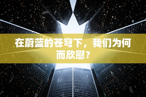 在蔚蓝的苍穹下，我们为何而欣慰？