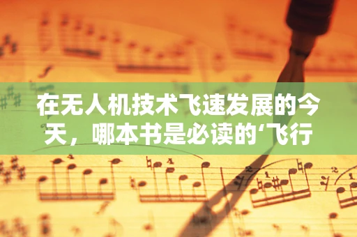 在无人机技术飞速发展的今天，哪本书是必读的‘飞行’指南？