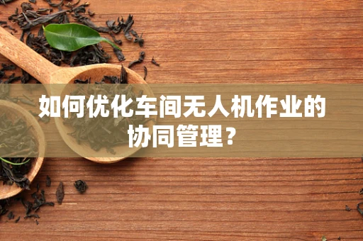 如何优化车间无人机作业的协同管理？