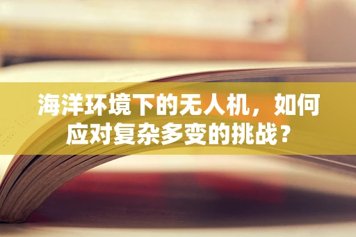 海洋环境下的无人机，如何应对复杂多变的挑战？