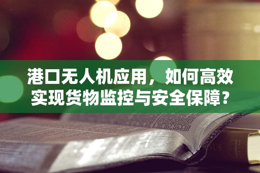 港口无人机应用，如何高效实现货物监控与安全保障？