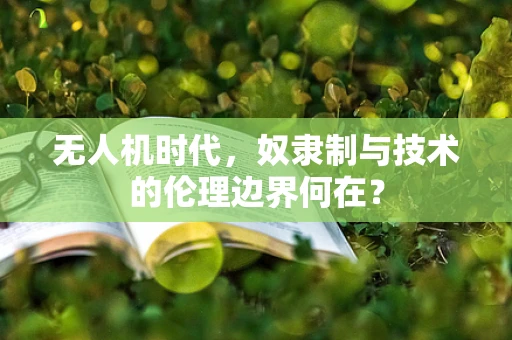 无人机时代，奴隶制与技术的伦理边界何在？