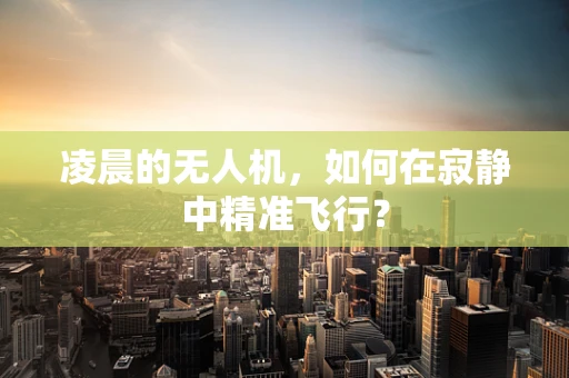 凌晨的无人机，如何在寂静中精准飞行？