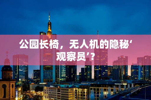 公园长椅，无人机的隐秘‘观察员’？