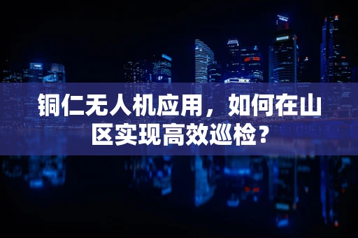 铜仁无人机应用，如何在山区实现高效巡检？