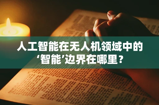 人工智能在无人机领域中的‘智能’边界在哪里？