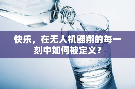 快乐，在无人机翱翔的每一刻中如何被定义？
