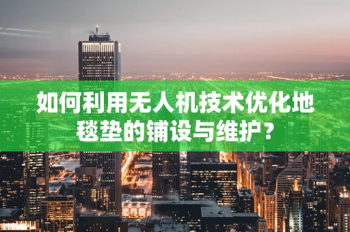 如何利用无人机技术优化地毯垫的铺设与维护？