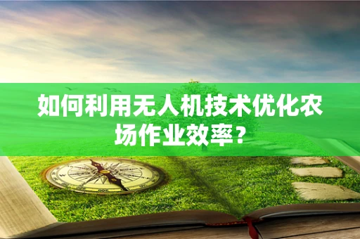 如何利用无人机技术优化农场作业效率？
