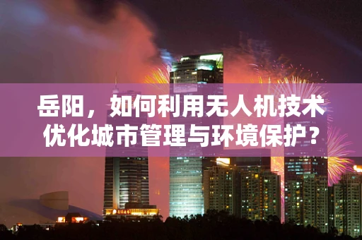 岳阳，如何利用无人机技术优化城市管理与环境保护？