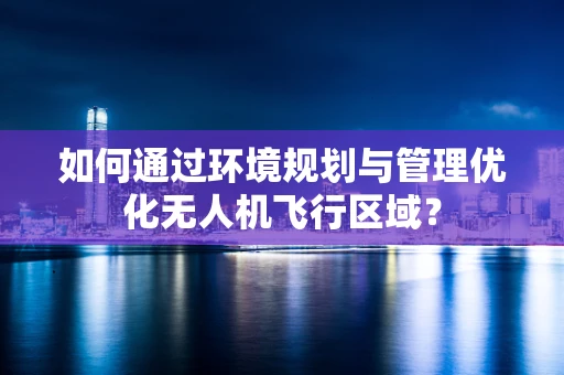 如何通过环境规划与管理优化无人机飞行区域？