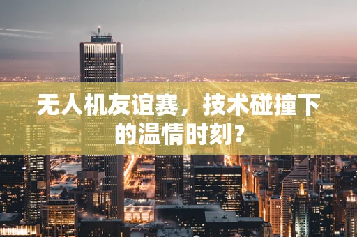 无人机友谊赛，技术碰撞下的温情时刻？