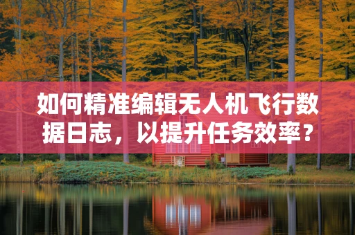 如何精准编辑无人机飞行数据日志，以提升任务效率？