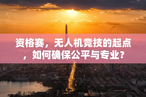 资格赛，无人机竞技的起点，如何确保公平与专业？