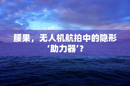 腰果，无人机航拍中的隐形‘助力器’？