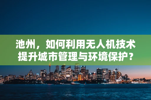 池州，如何利用无人机技术提升城市管理与环境保护？