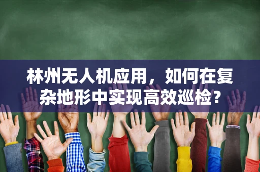 林州无人机应用，如何在复杂地形中实现高效巡检？