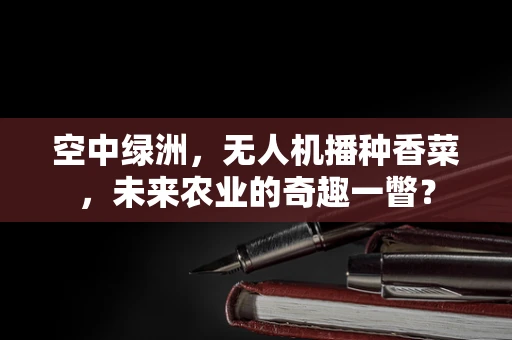 空中绿洲，无人机播种香菜，未来农业的奇趣一瞥？