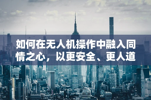 如何在无人机操作中融入同情之心，以更安全、更人道的方式飞行？