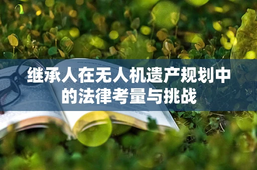 继承人在无人机遗产规划中的法律考量与挑战