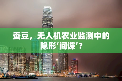蚕豆，无人机农业监测中的隐形‘间谍’？