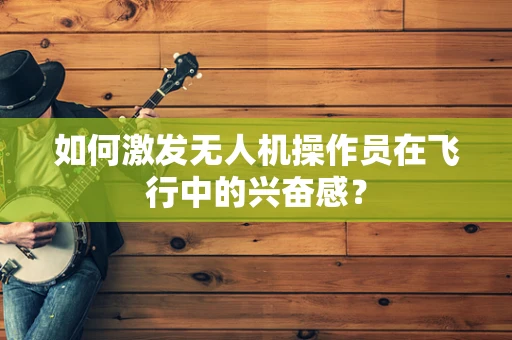 如何激发无人机操作员在飞行中的兴奋感？