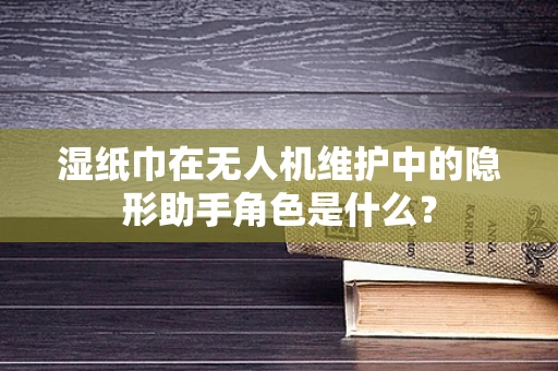 湿纸巾在无人机维护中的隐形助手角色是什么？