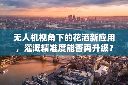 无人机视角下的花洒新应用，灌溉精准度能否再升级？