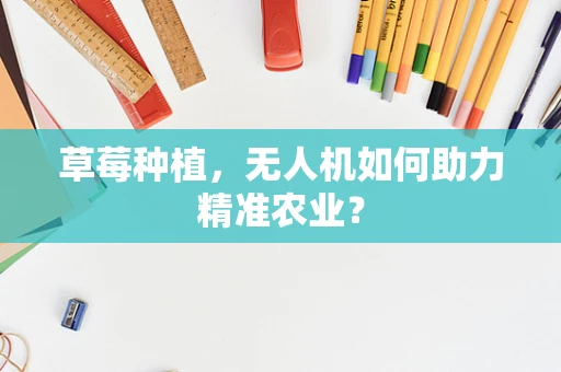 草莓种植，无人机如何助力精准农业？