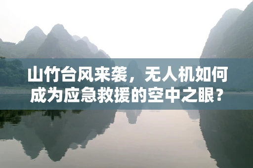 山竹台风来袭，无人机如何成为应急救援的空中之眼？
