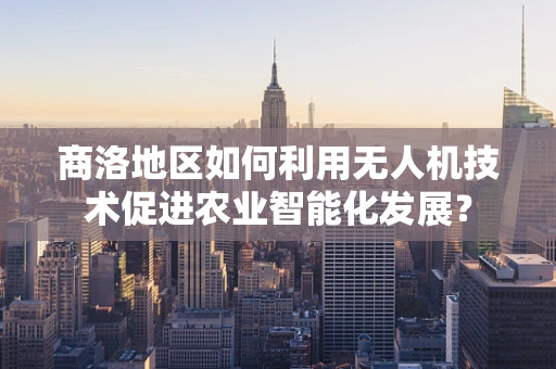 商洛地区如何利用无人机技术促进农业智能化发展？