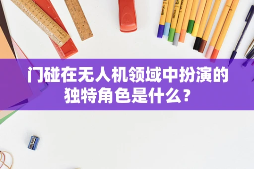 门碰在无人机领域中扮演的独特角色是什么？
