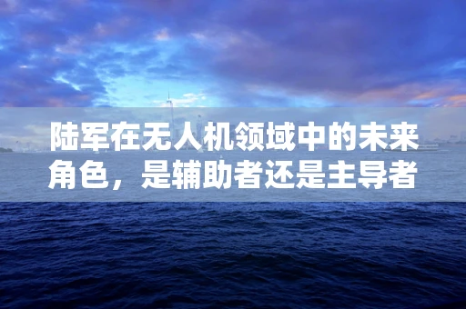 陆军在无人机领域中的未来角色，是辅助者还是主导者？