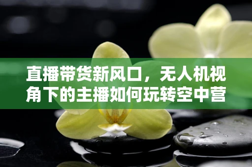 直播带货新风口，无人机视角下的主播如何玩转空中营销？