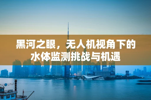 黑河之眼，无人机视角下的水体监测挑战与机遇