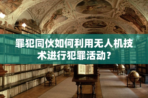 罪犯同伙如何利用无人机技术进行犯罪活动？